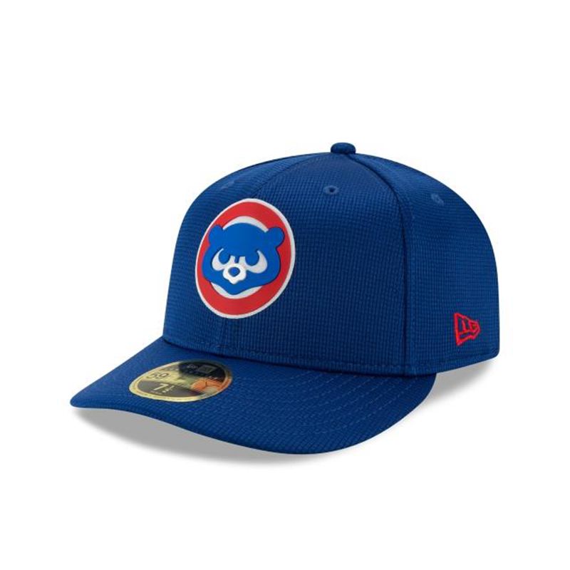 MLB Chicago Cubs Clubhouse Collection Low Profile 59Fifty Fitted (YQY2525) - Blue New Era Caps